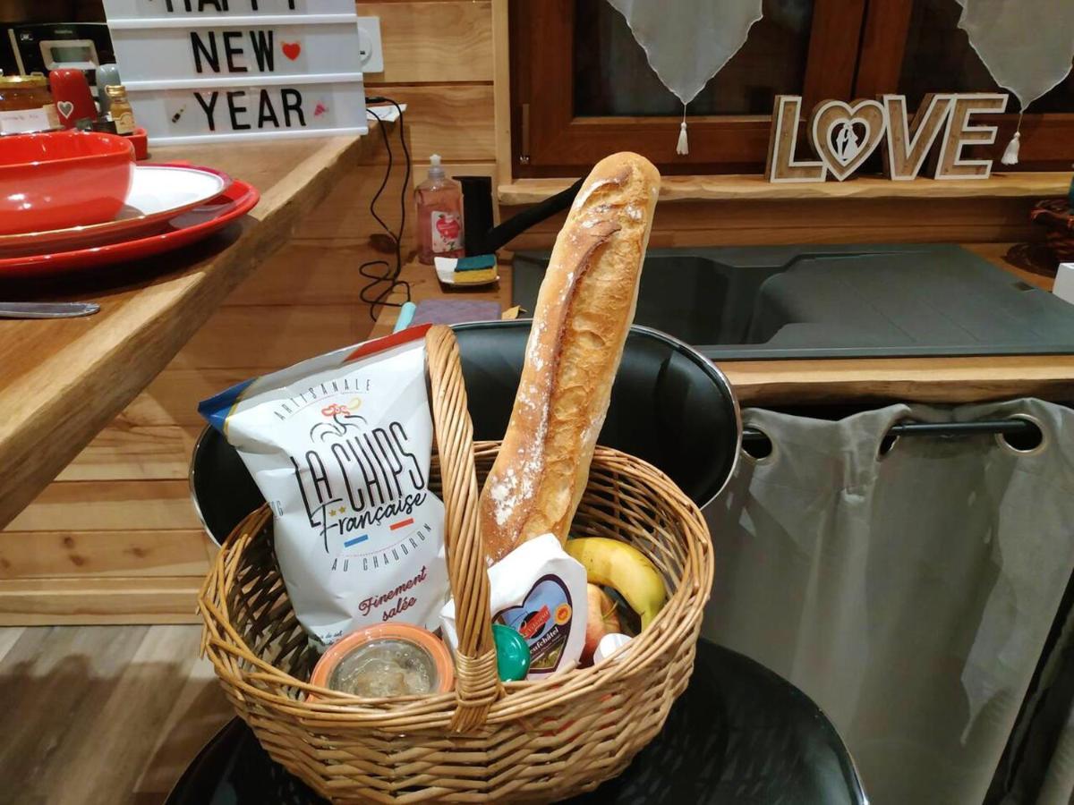 Chalet Chaleureux A Louatre Avec Piscine Partagee エクステリア 写真